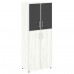 Шкаф высокий широкий LT-ST 1.7R white/black