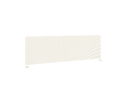 Экран тканевый боковой L1200мм (бежевый-белый) Б.ТЭКР-120